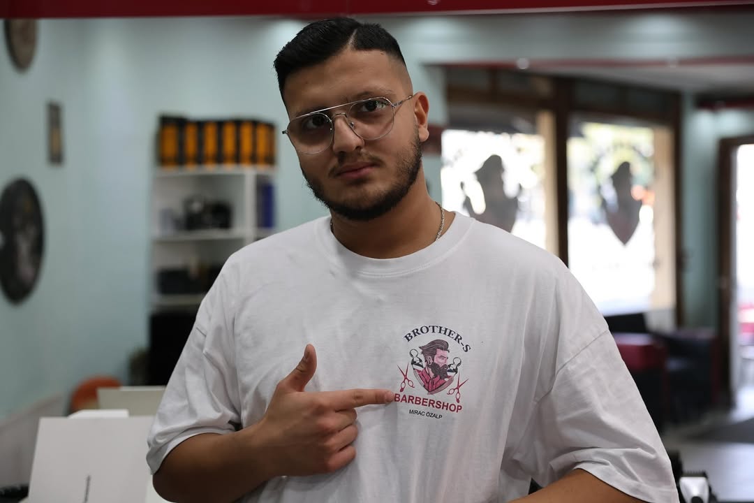 Mirac Özalp, Inhaber von Brother's Barbershop in Wuppertal